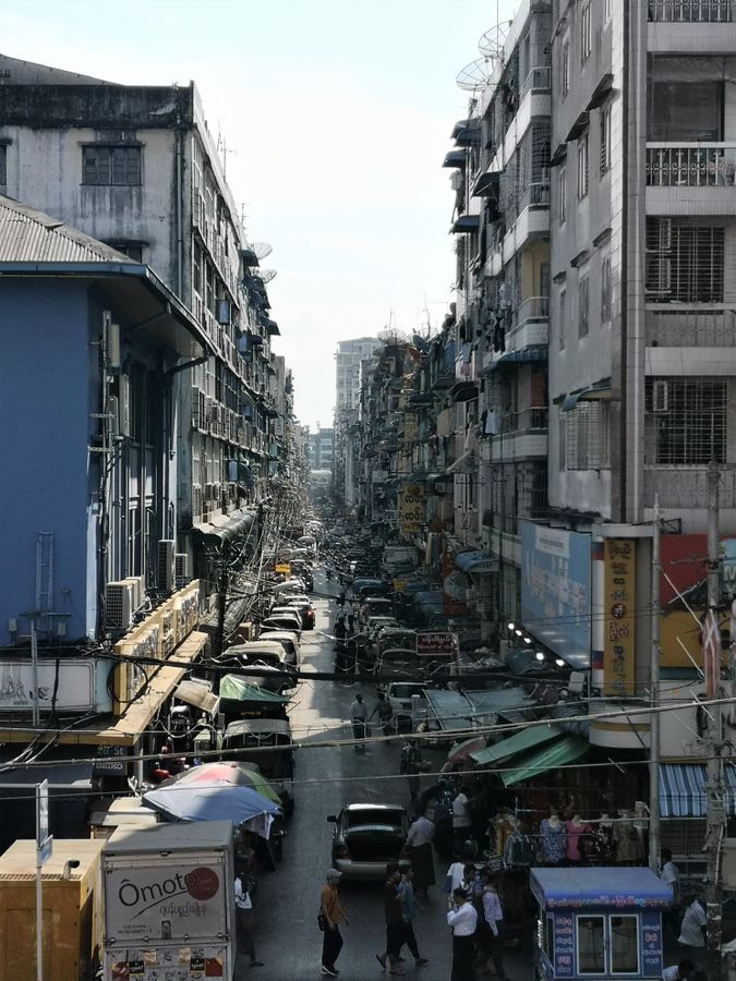 Kratek preskok v nori Yangon